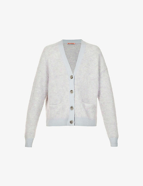 ACNE STUDIOS: Rives relaxed-fit wool-blend cardigan