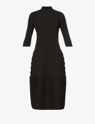 CFCL - Eolian slim-fit recycled-polyester knitted midi dress