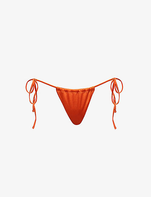INAMORATA: Capreria high-leg bikini bottoms