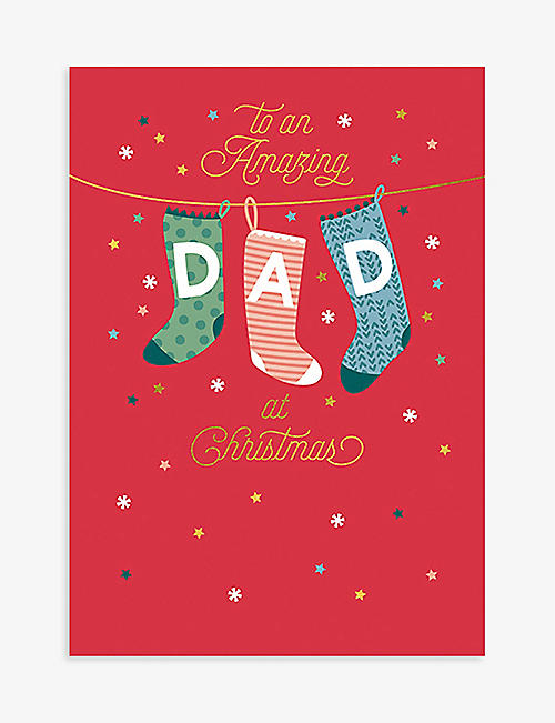 圣诞节：To An Amazing Dad 圣诞贺卡 12 厘米 x 17 厘米
