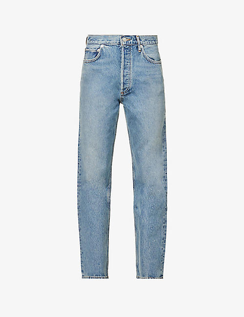 AGOLDE: 90s Pinch Waist straight-leg high-rise organic denim jeans