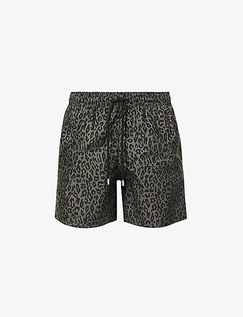 PALM ANGELS: Palm Angels x Vilebrequin brand-patch recycled-shell swim shorts