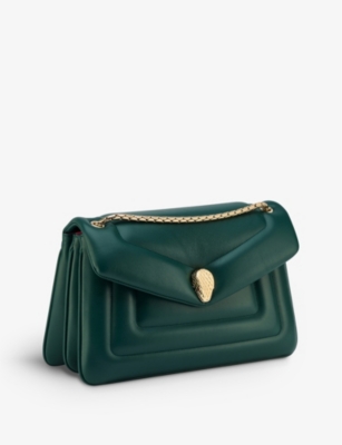 BVLGARI Serpenti Reverse leather cross-body bag