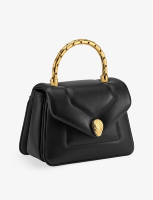 BVLGARI Serpenti Reverse leather cross-body bag