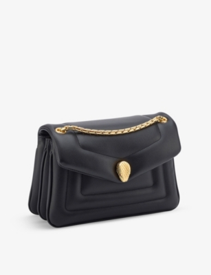 BVLGARI Serpenti Reverse leather cross-body bag