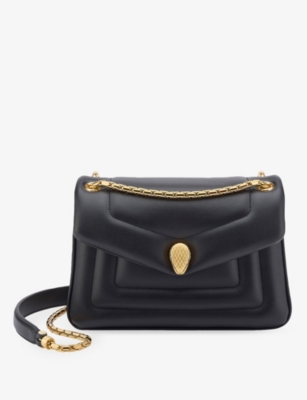 BVLGARI Serpenti Reverse leather cross-body bag