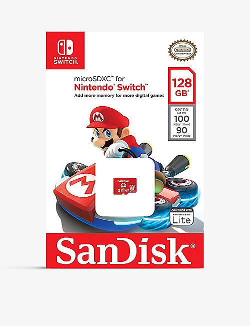 SANDISK: 128GB Nintendo MicroSD memory card
