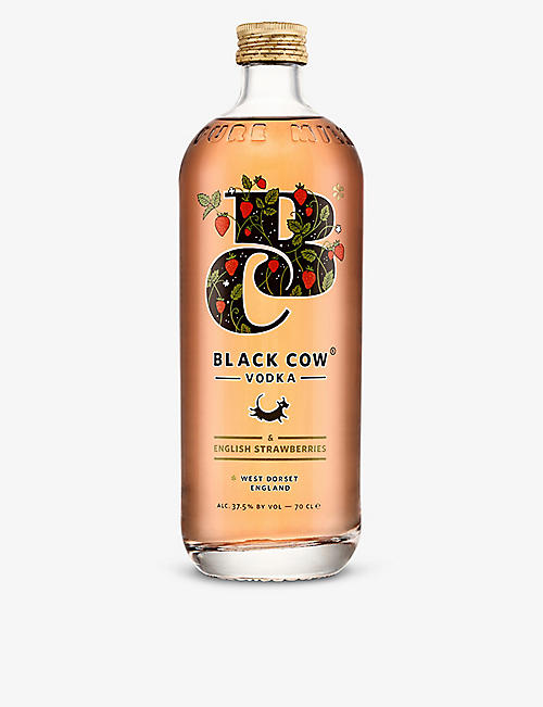 VODKA: Black Cow strawberry vodka 700ml