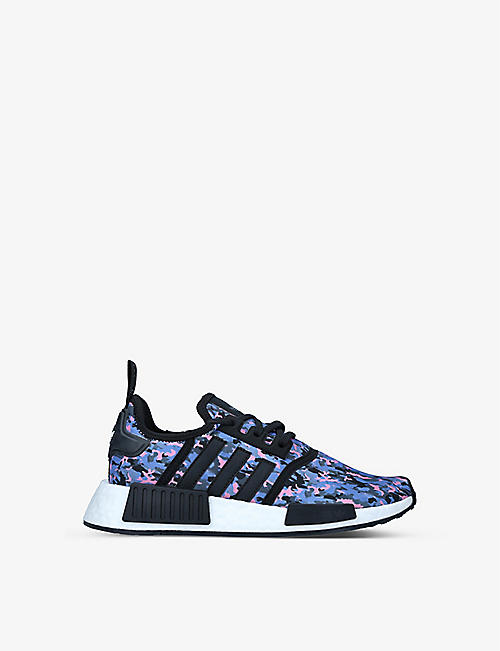 ADIDAS: NMD R1 chunky-sole woven lop-top trainers