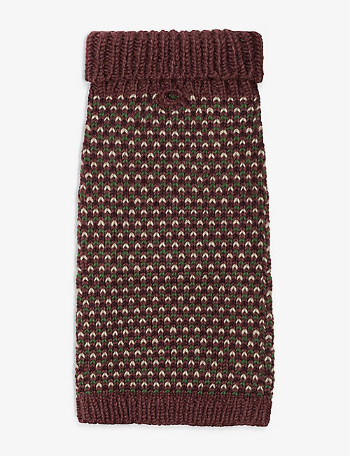LISH: Eric large knitted dog jumper
