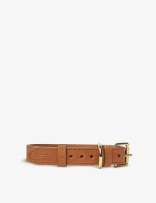 LISH: Coopers brand-embossed small leather collar