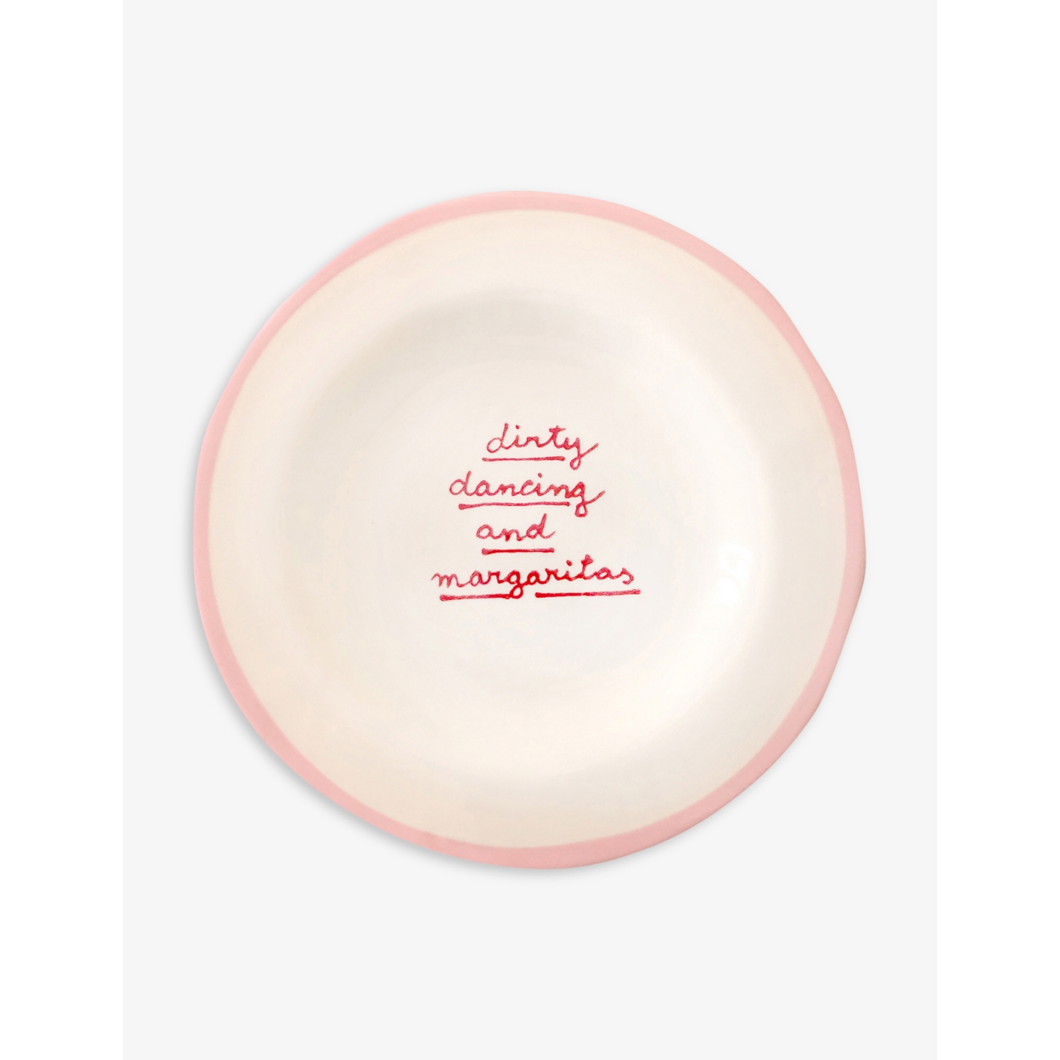 Laetitia Rouget Dirty Dancing Hand-Painted Ceramic Plate 20cm