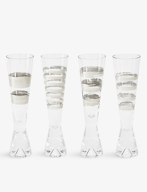 TOM DIXON: Tank champagne glasses set of 4