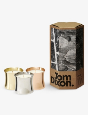TOM DIXON TOM DIXON ECLECTIC SCENTED CANDLES SET OF THREE