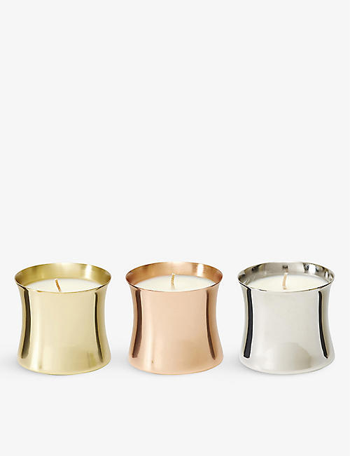 TOM DIXON: Eclectic scented candles set of three