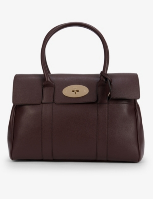 MULBERRY Bayswater Classic small leather tote bag Selfridges