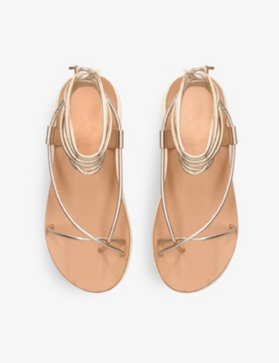 Shop Ancient Greek Sandals Women's Metal Comb Diakopes Comfort Faux-leather Sandals
