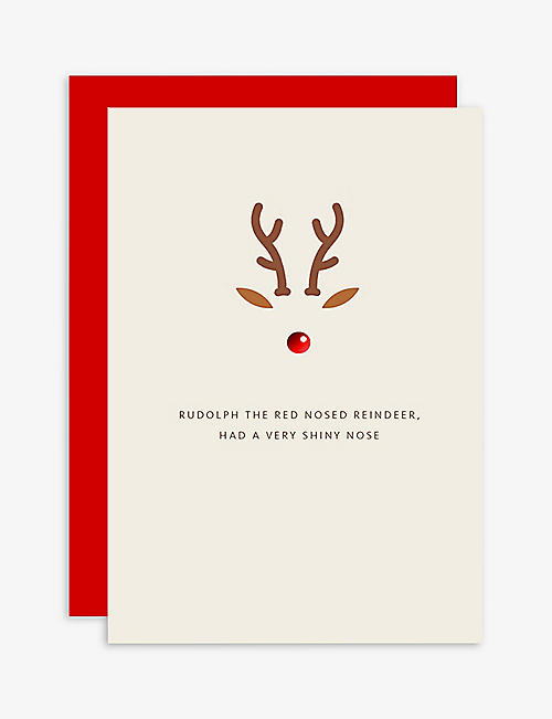 圣诞节：Rudolph 圣诞贺卡 6 张装