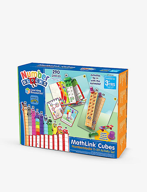 NUMBERBLOCKS: MathLink Cubes 11-20 activity set