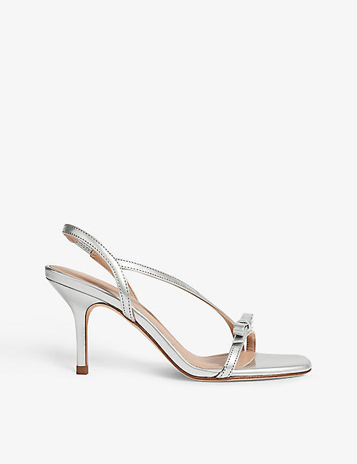 LK BENNETT: Serene metallic strappy sandals