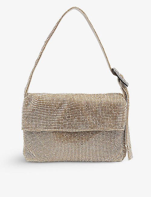 BENEDETTA BRUZZICHES: Vitty La Mignon mesh shoulder bag