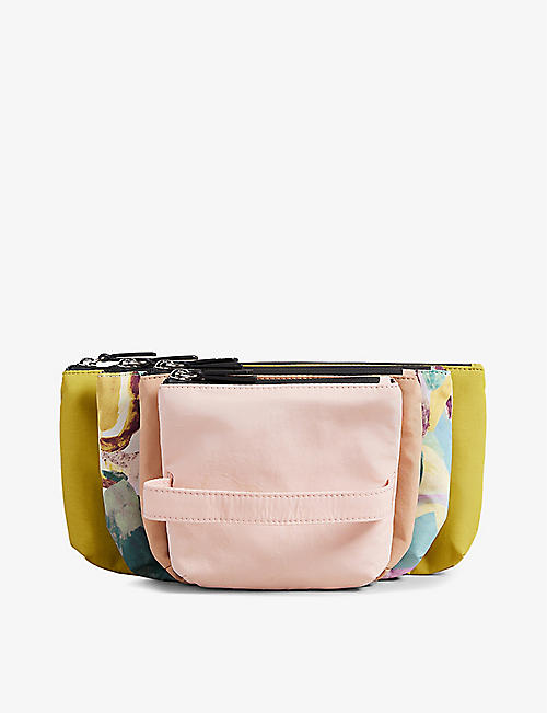 TED BAKER: Multia multi-pouch woven washbag