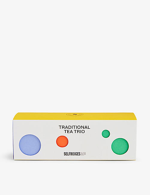 SELFRIDGES SELECTION: Traditional Tea mini trio box of 15