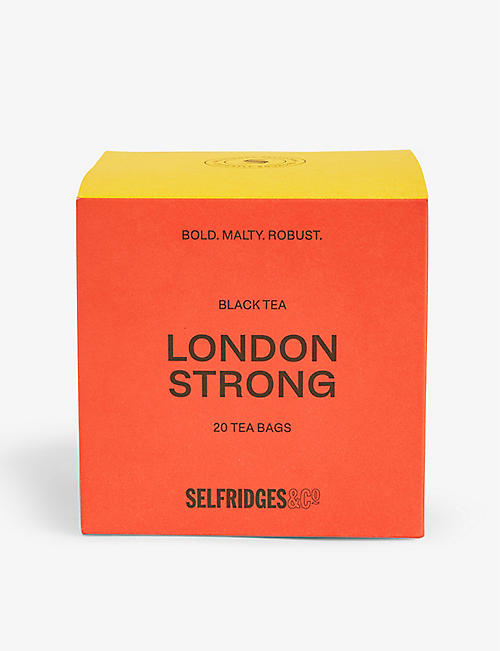 SELFRIDGES SELECTION: London Strong Brew tea bags box of 20