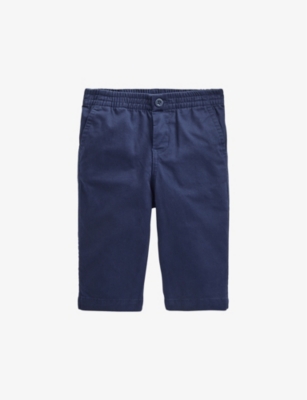 RALPH LAUREN: Logo-embroidered stretch-cotton shorts 6-24 months