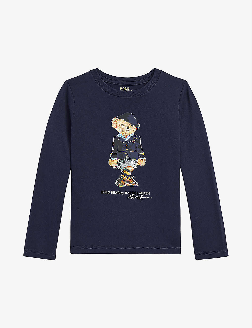 Selfridges & Co Girls Clothing T-shirts Polo Shirts Polo Bear cotton-jersey T-shirt 2-4 years 