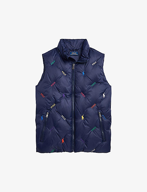 RALPH LAUREN: Quilted shell gilet 6-14 years