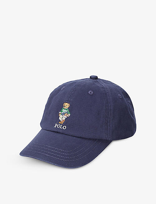RALPH LAUREN: Logo-embroidered cotton baseball cap