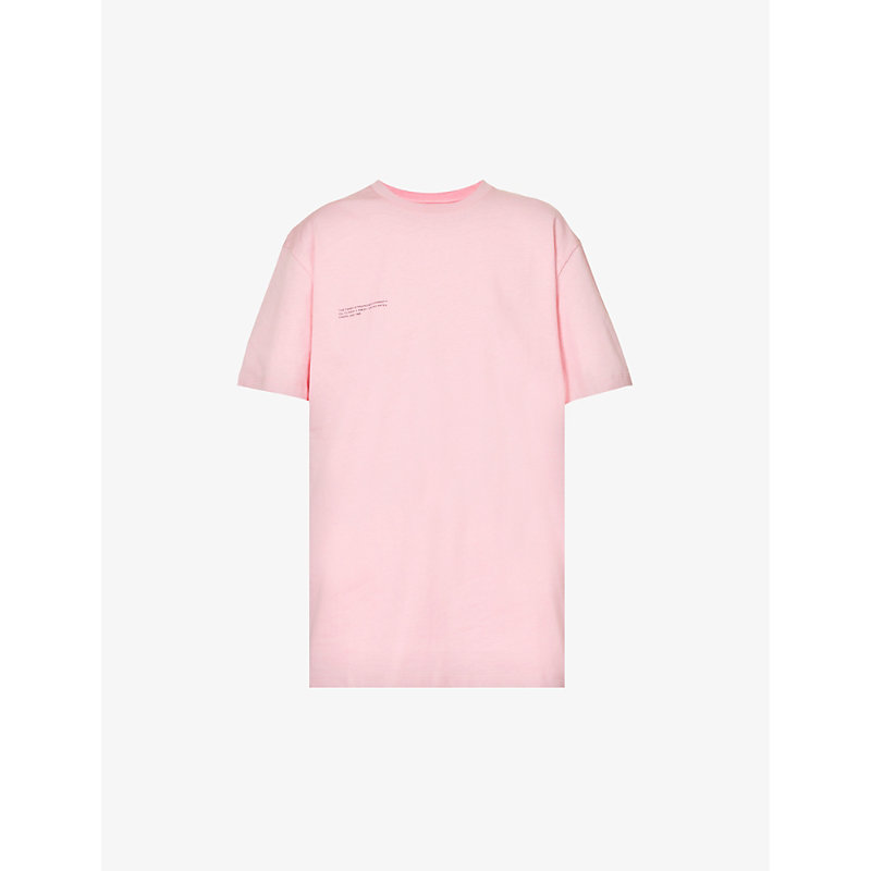 Pangaia 365 Short Sleeve Cotton T-shirt In Pink