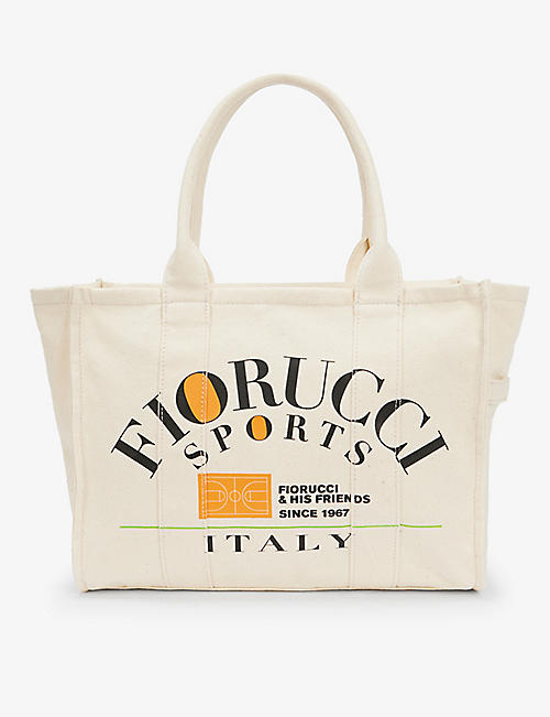 FIORUCCI: Sports organic-cotton tote bag