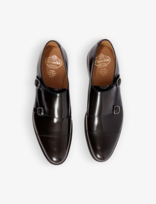 CHURCH: Detroit double leather monk shoes
