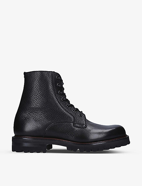 CHURCH: Coalport leather Derby ankle boots
