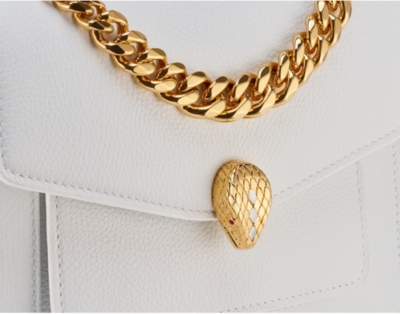 Bvlgari Serpenti Forever crossbody bag White LGHW