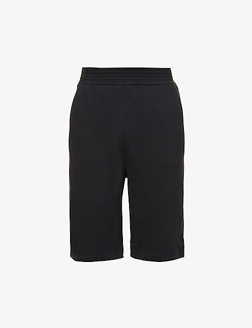 MONCLER GENIUS: Moncler x JW Anderson elasticated-waistband relaxed-fit cotton-jersey shorts