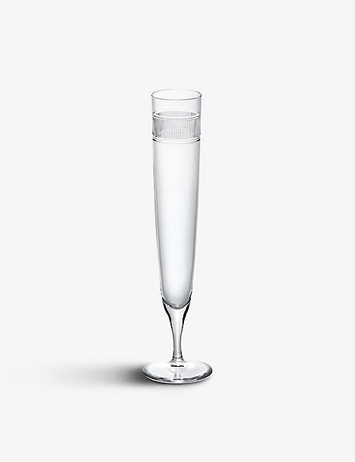 RALPH LAUREN: Langley crystal Champagne flute 25.4cm