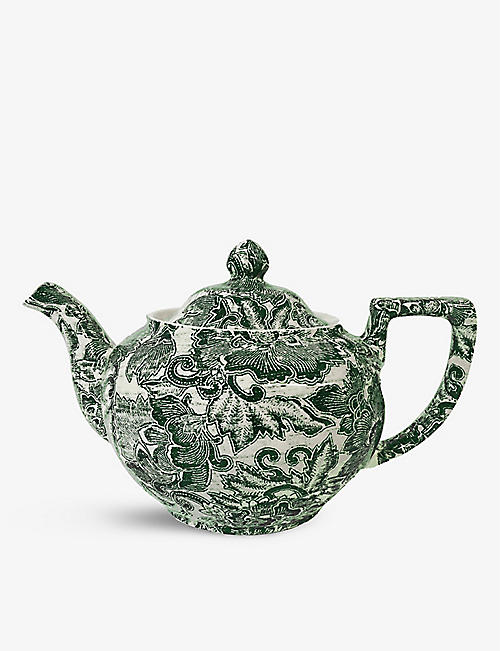 RALPH LAUREN: Ralph Lauren x Burleigh graphic-print earthenware tea pot 800ml