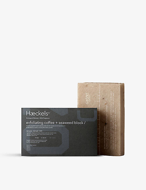 HAECKELS: Haeckels x Ozone Coffee exfoliating coffee and seaweed soap block 320g