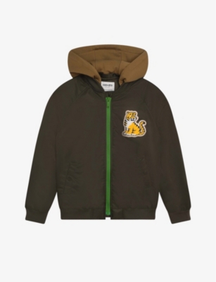 Kotora detachable hood woven bomber jacket 6-12 years Selfridges & Co Boys Clothing Jackets Bomber Jackets 