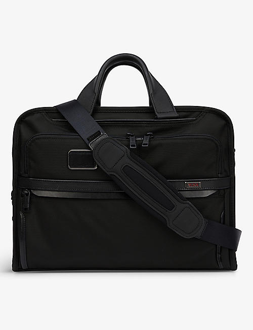 TUMI: Portfolio woven briefcase
