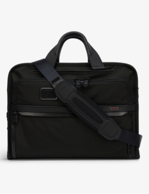 TUMI Portfolio woven briefcase