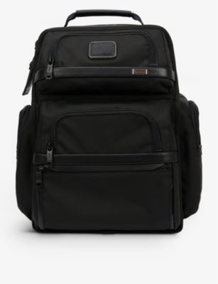 TUMI: Logo-patch woven backpack