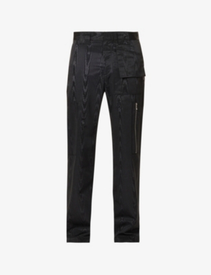 NICOMEDE: Laguardia patterned straight-leg woven trousers