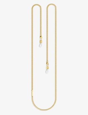 Thomas Sabo Womens Shiny Yellow Gold Detachable Gold-tone Metal Glasses Chain In Shiny Yellow Gold