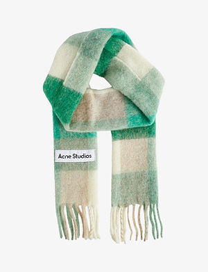 WOMEN FASHION Accessories Shawl Green Green Single discount 98% Lanidor shawl 