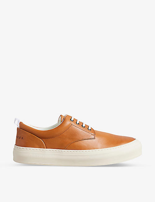 TED BAKER: Estonn low-top lace-up leather shoes