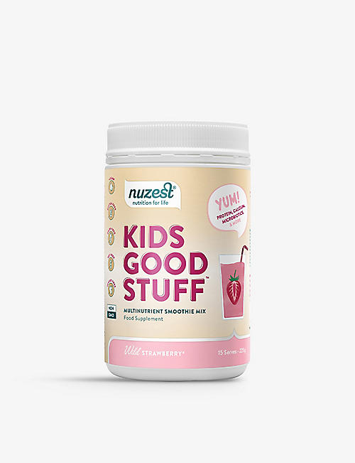 NUZEST: Kids Good Stuff wild strawberry smoothie mix 225g